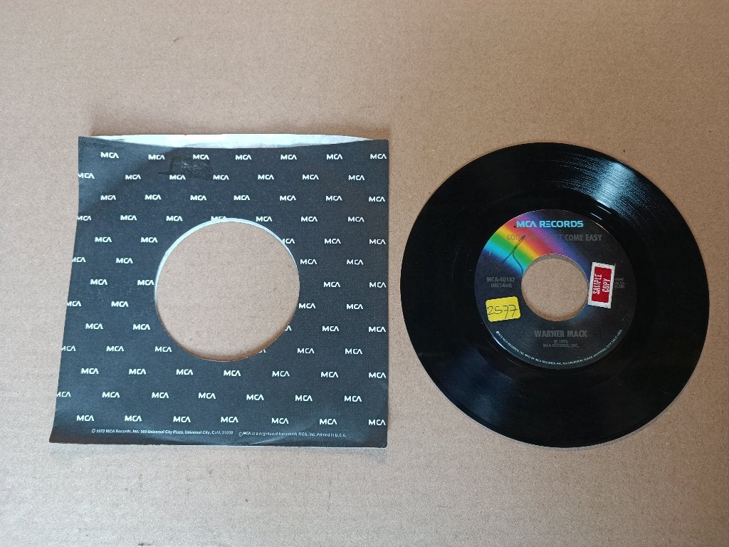 Single: Warner Mack - Goodbyes Don't Com Easy 1973/ USA, Ophalen of Verzenden, Gebruikt, 7 inch, Pop