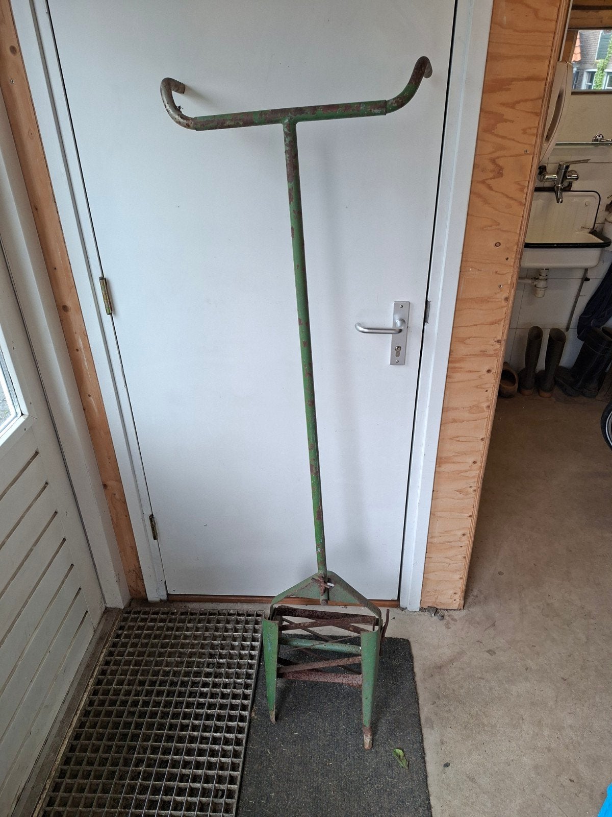 Tk nette stalen rolschoffel schoffel., Tuin en Terras, Hand-tuingereedschap, Ophalen of Verzenden, Gebruikt, Schoffel