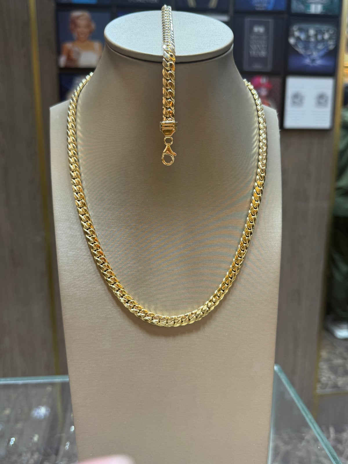 18KT Goud - 27 Gram totaal - Ketting - Armband - CUBAN, Ophalen, Nieuw, Goud