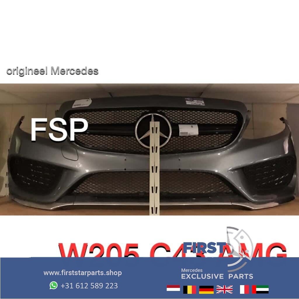 W205 AMG Voorbumper Mercedes C Klasse 2014-2019 Compleet Ori