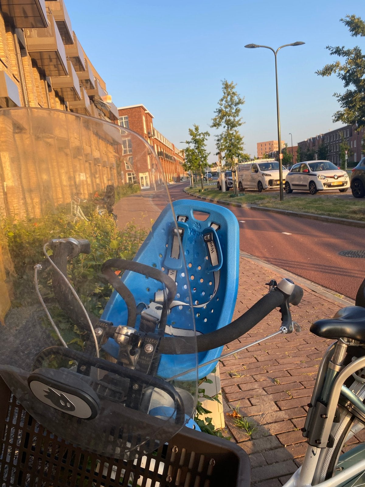 Yepp fietsstoeltjes: voor en achter (samen of apart), Ophalen, Gebruikt, Achterzitje