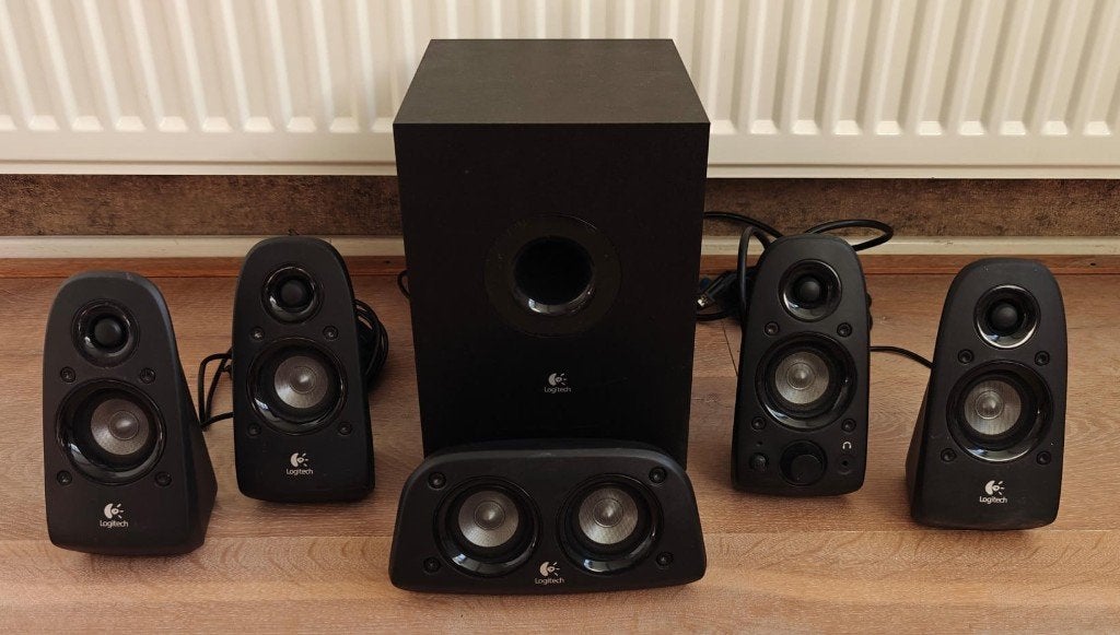 Logitech Z506 5.1 surround soun speakers, Ophalen, Gebruikt, Audiokanaal 5.1, Logitech G