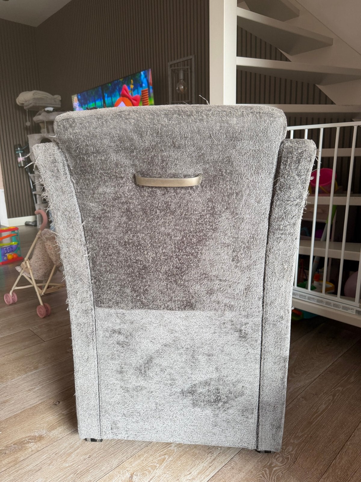 6 antracietkleurige rolstoelen - opknapbeurt nodig, Gebruikt, Ophalen of Verzenden, Vijf, Zes of meer stoelen, Stof