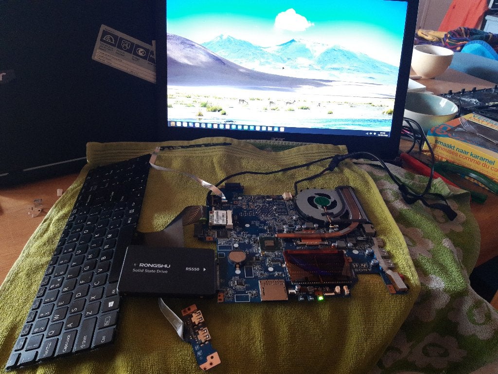 moederbord Sony Vaio i5 compleet met toebehoren, Computers en Software, Moederborden, Gebruikt, Intel, DDR3, Verzenden