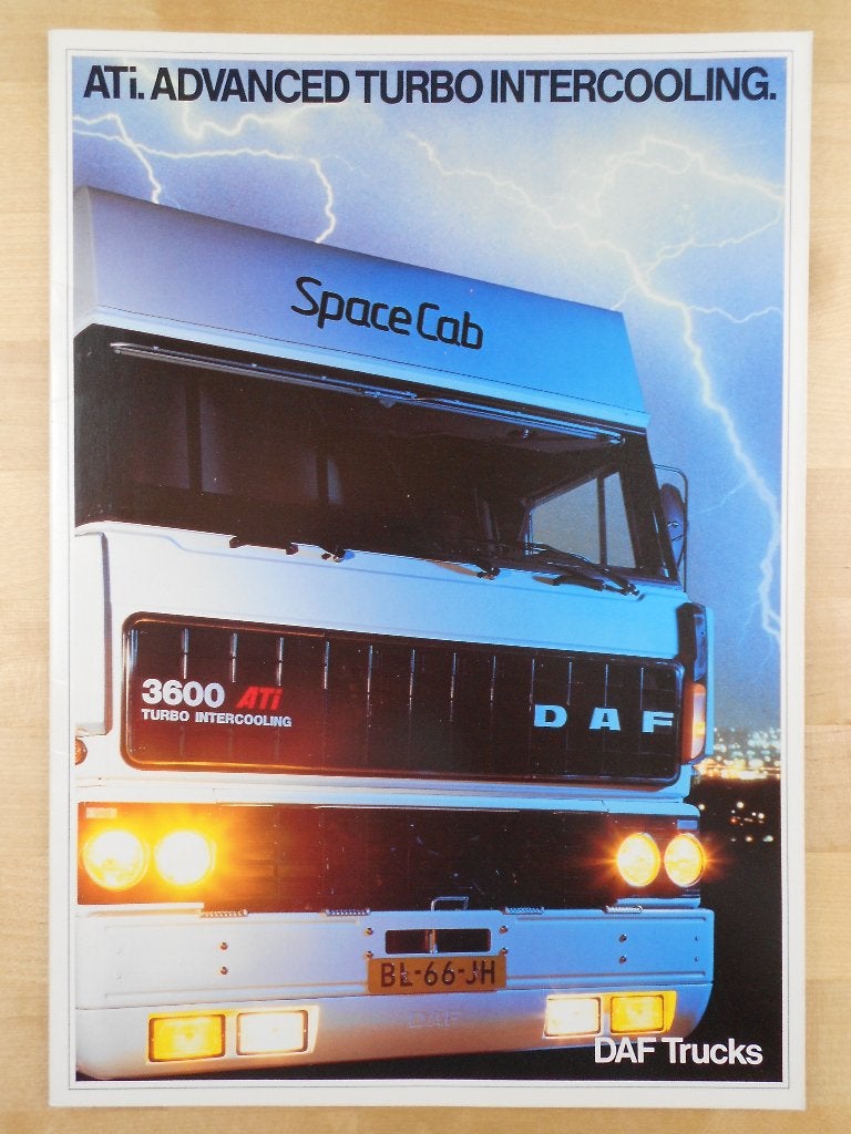DAF ATi Brochure ca 1985 – NL - 3600 3300 2800, Ophalen of Verzenden, Zo goed als nieuw, Overige merken, DAF