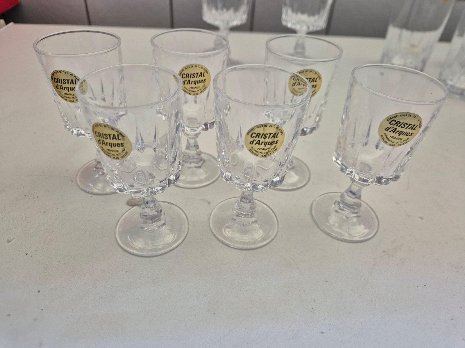 Cristal d'Arques kristallen glazen set, Antiek en Kunst, Ophalen of Verzenden