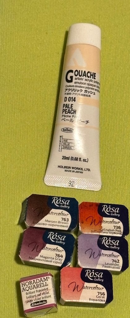 Lot Rosa, Sennelier en Holbein verf NIEUW, Verzenden, Nieuw, Waterverf