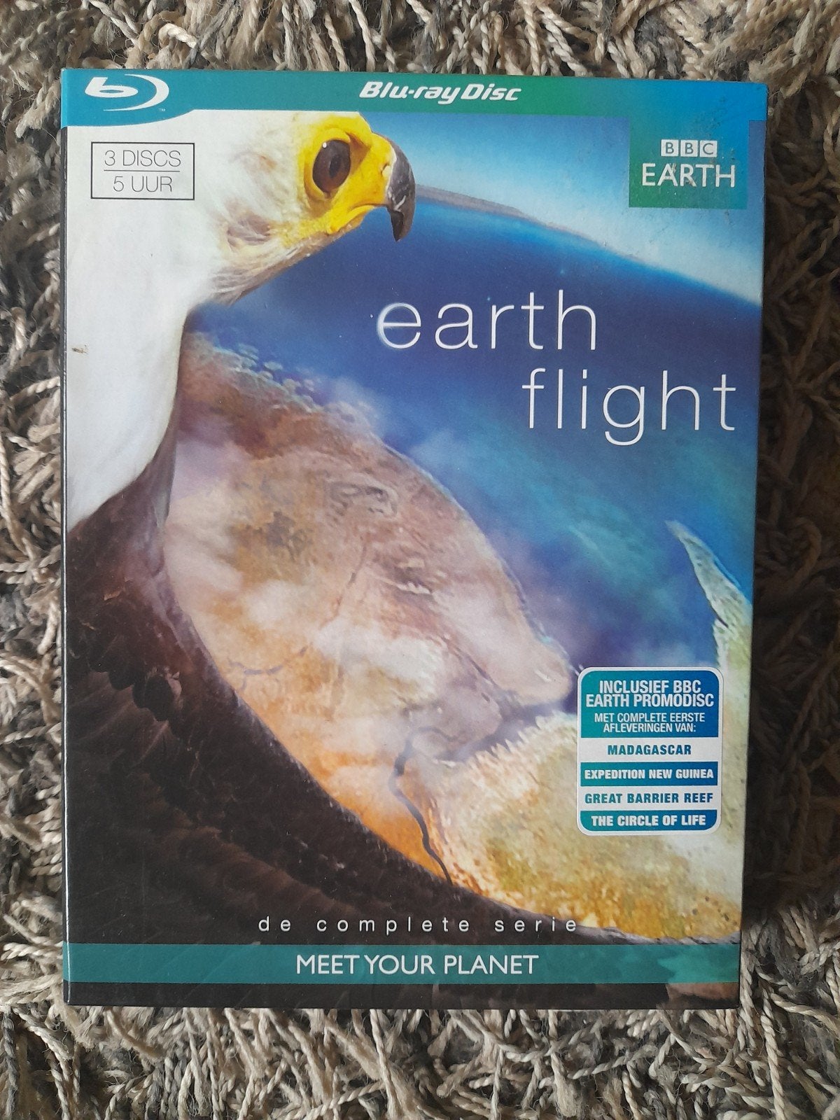 Blu-ray box earth flight, Cd's en Dvd's, Nederlands, Documentaire en Educatief, Ophalen of Verzenden, Zo goed als nieuw