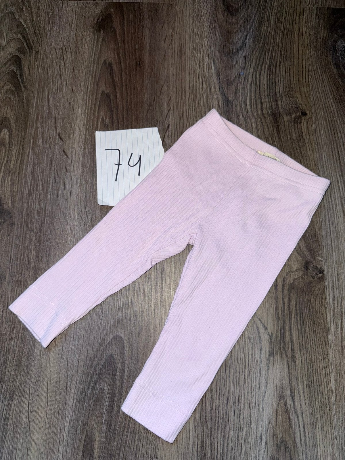 MarMar Copenhagen legging roze rib maat 74, Ophalen of Verzenden, Gebruikt, Meisje, Broekje