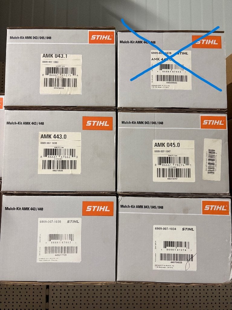 Stihl mulchkits AMK 443/045/043/048. Nieuw!, Stihl, Mertstraat 5, Verkoop@teeuwentuinmachines.nl, Ophalen of Verzenden