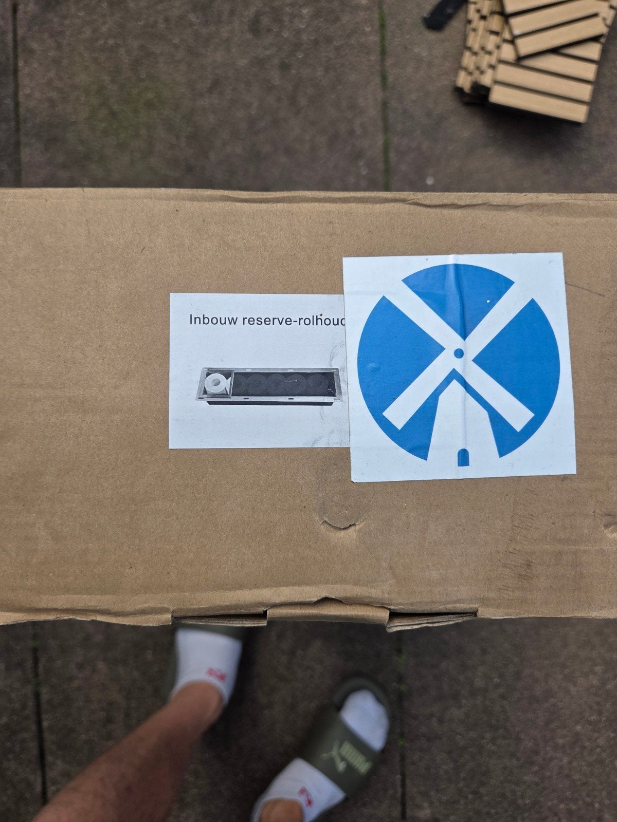 Nieuwe inbouw reserve rolhouder - nooit gebruikt, Ophalen of Verzenden, Nieuw, Toilet-accessoire
