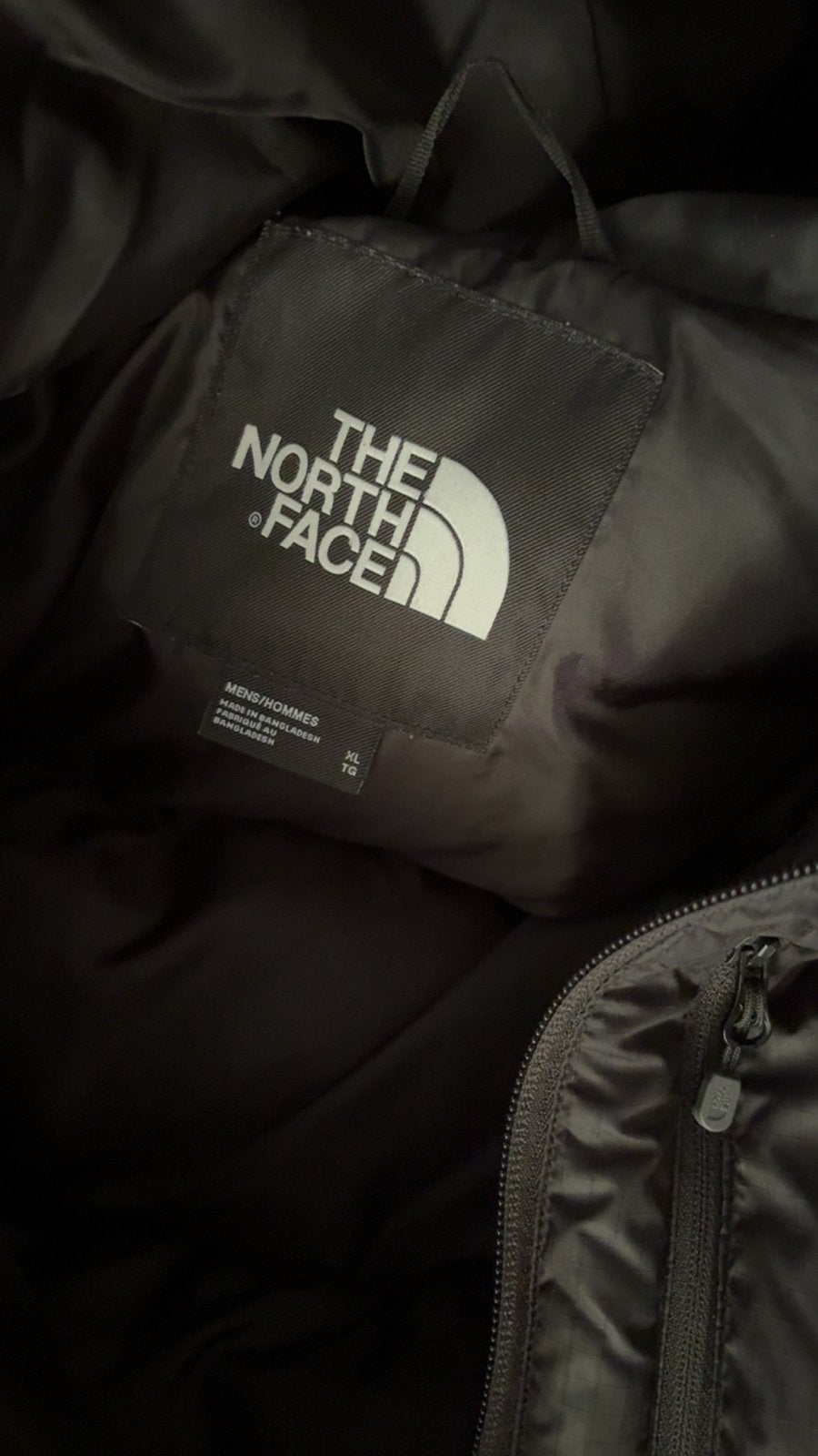 The North Face Puffer Jas Zwart - Maat XL, Kleding | Heren, Jassen | Winter, Zo goed als nieuw, Maat 56/58 (XL), Zwart, Ophalen of Verzenden