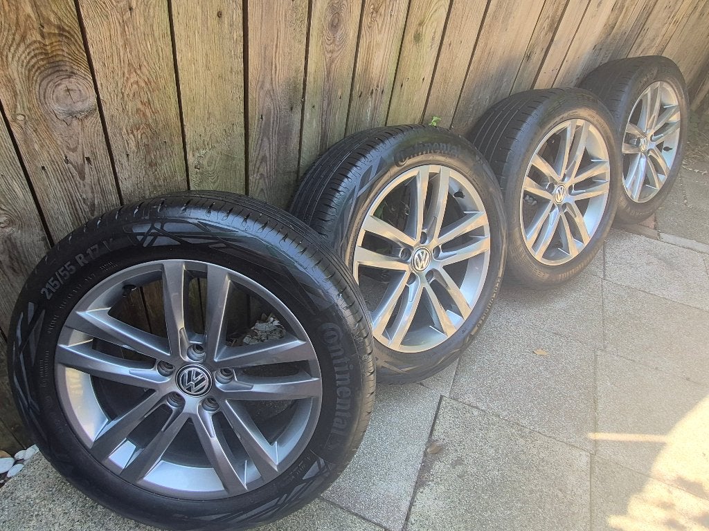 Vw passat beetle touran Troc salvador velgen origineel 5x112, Auto-onderdelen, Banden en Velgen, Ophalen, Gebruikt, Velg(en), 17 inch