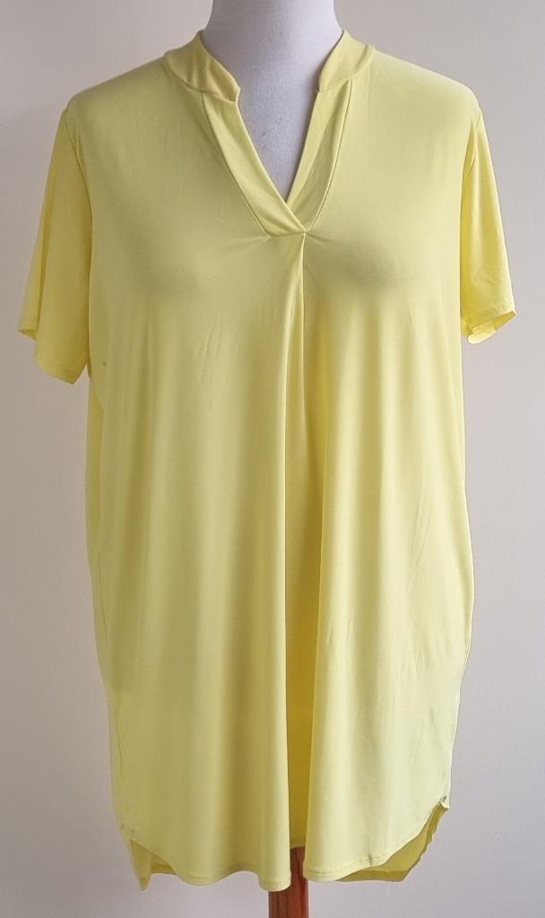 Made in Italy geel tuniek shirt mt. XL, Made in Italy, Geel, Maat 46/48 (XL) of groter, Ophalen of Verzenden
