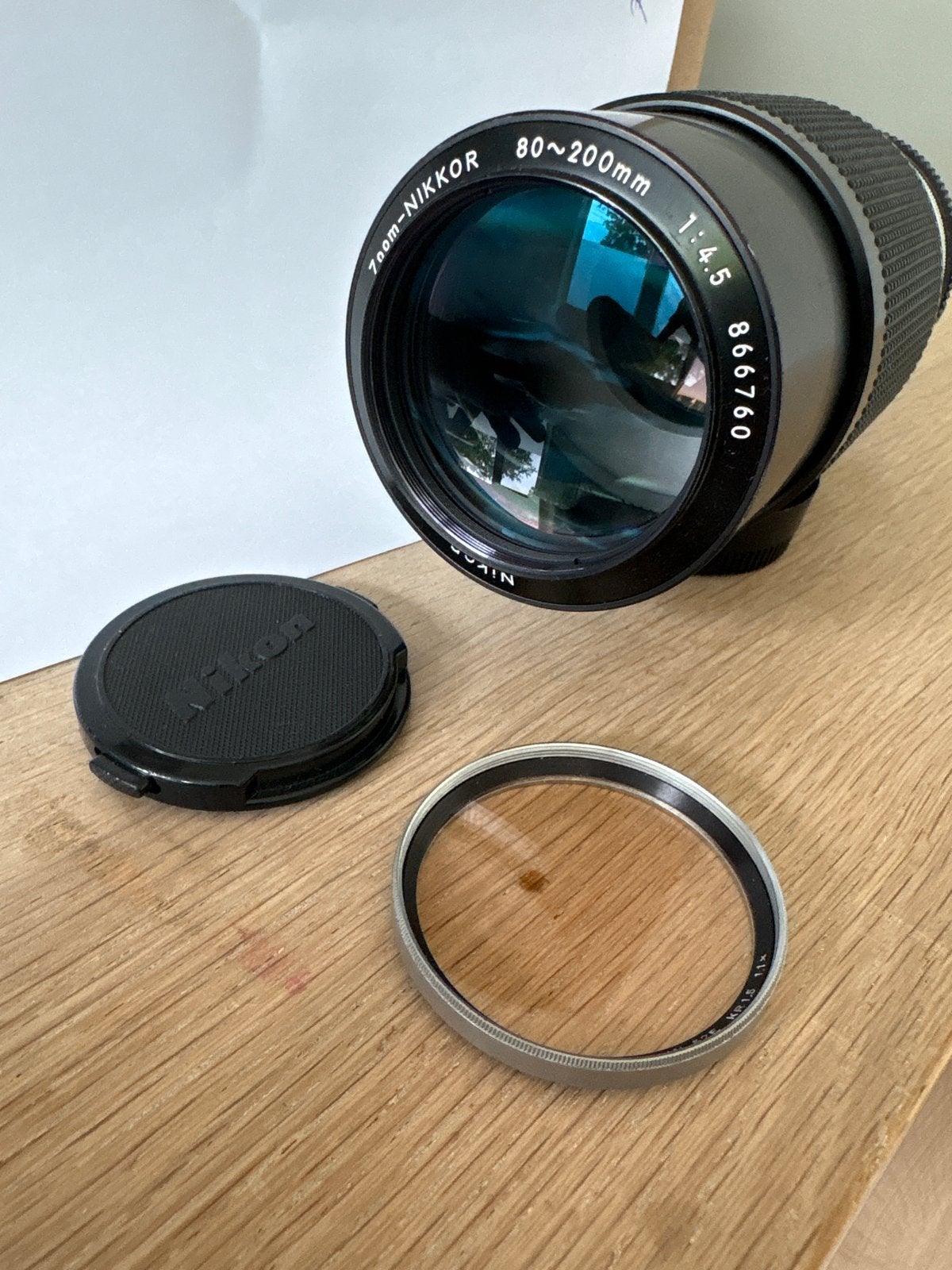 Nikon Zoom-Nikkor 80-200mm f/4.5 Telelens met filter, Audio, Tv en Foto, Fotografie | Lenzen en Objectieven, Gebruikt, Nikon, Nikon F-mount