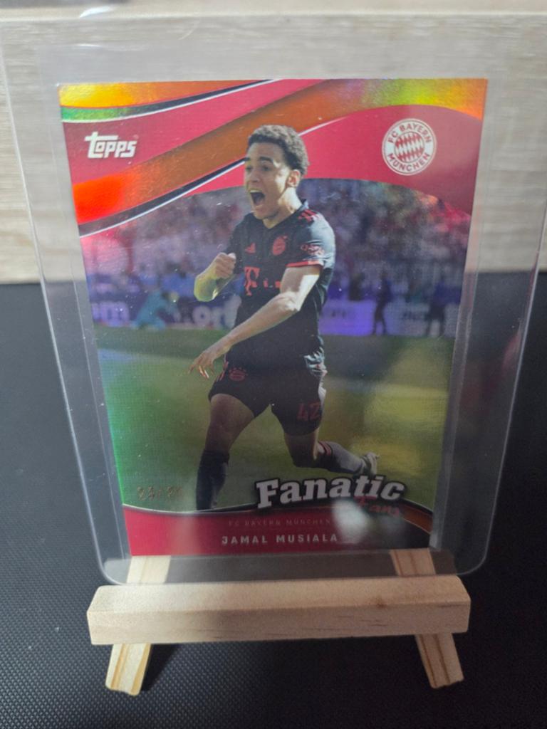 Topps Jamal Musiala 3x Fanatic Kaarten - 14/25, 21/25, 23/25, Ophalen of Verzenden, Buitenlandse clubs, Spelerskaart