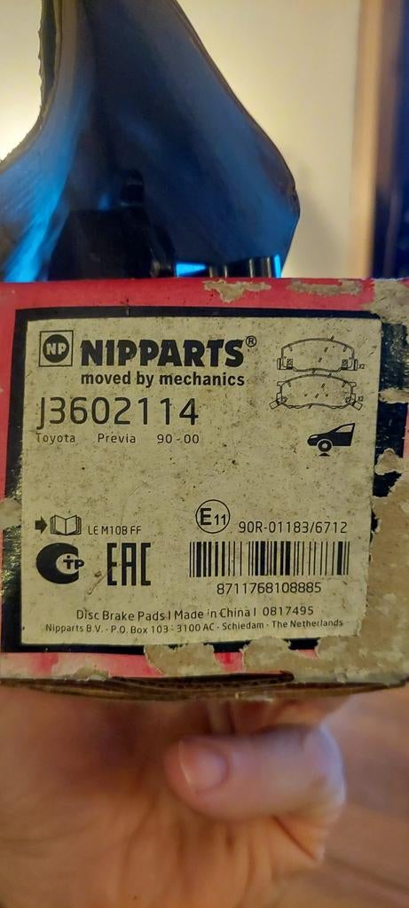 Nipparts remblokken Toyota Previa 90-00, Ophalen of Verzenden