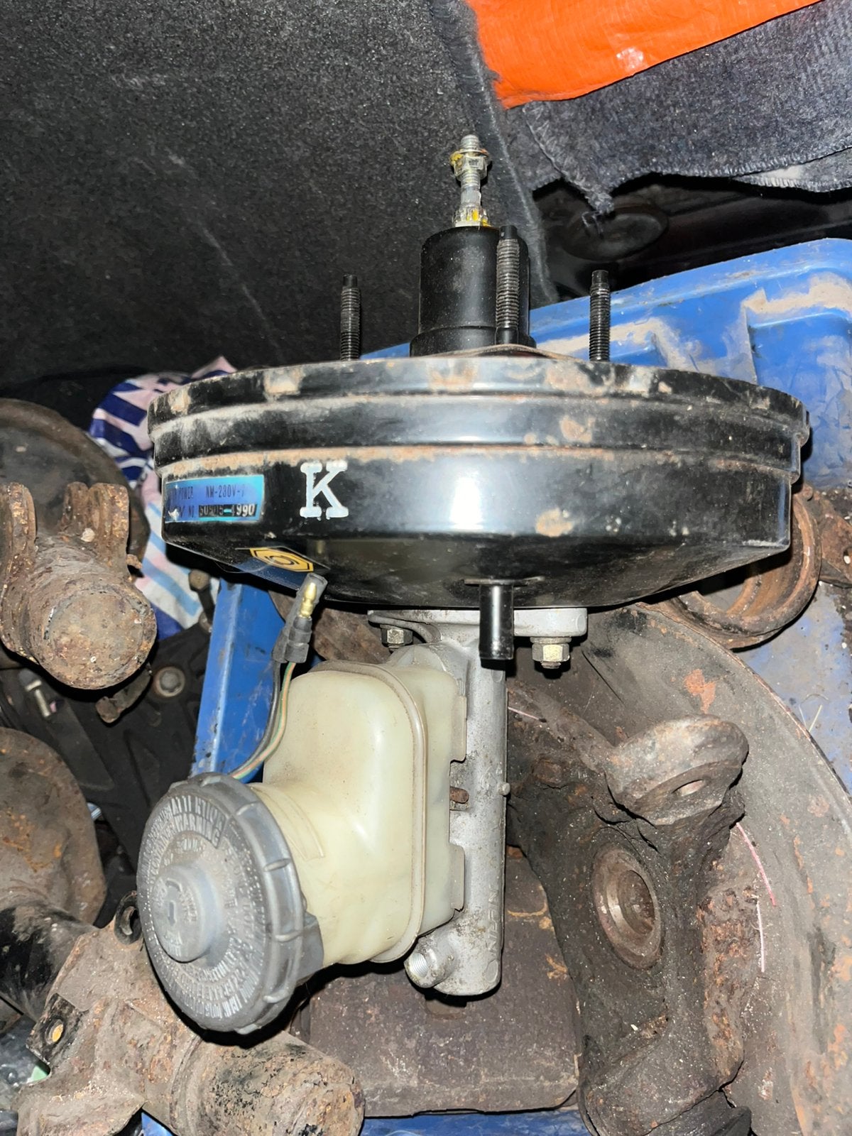 Honda Civic ek ej 96 01 brakebooster master cylinder non abs, Ophalen, Gebruikt, Honda