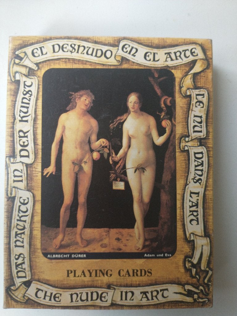 Vintage speelkaarten set "El Desnudo En El Arte", Ophalen of Verzenden, Zo goed als nieuw, Speelkaart(en)