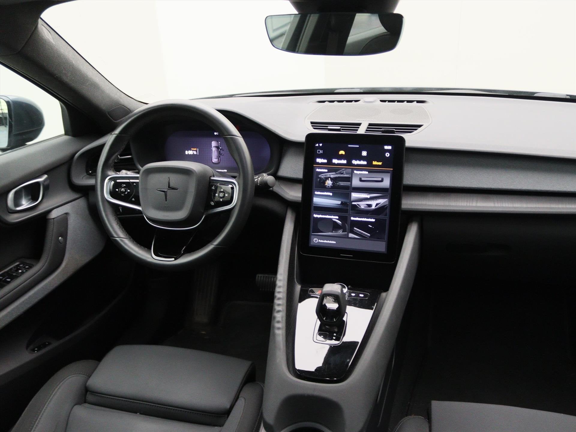Polestar 2 170kW Long Range Single Motor 231pk Aut 95% SoH [, Auto's, Automaat, Stof, Gebruikt, Zwart