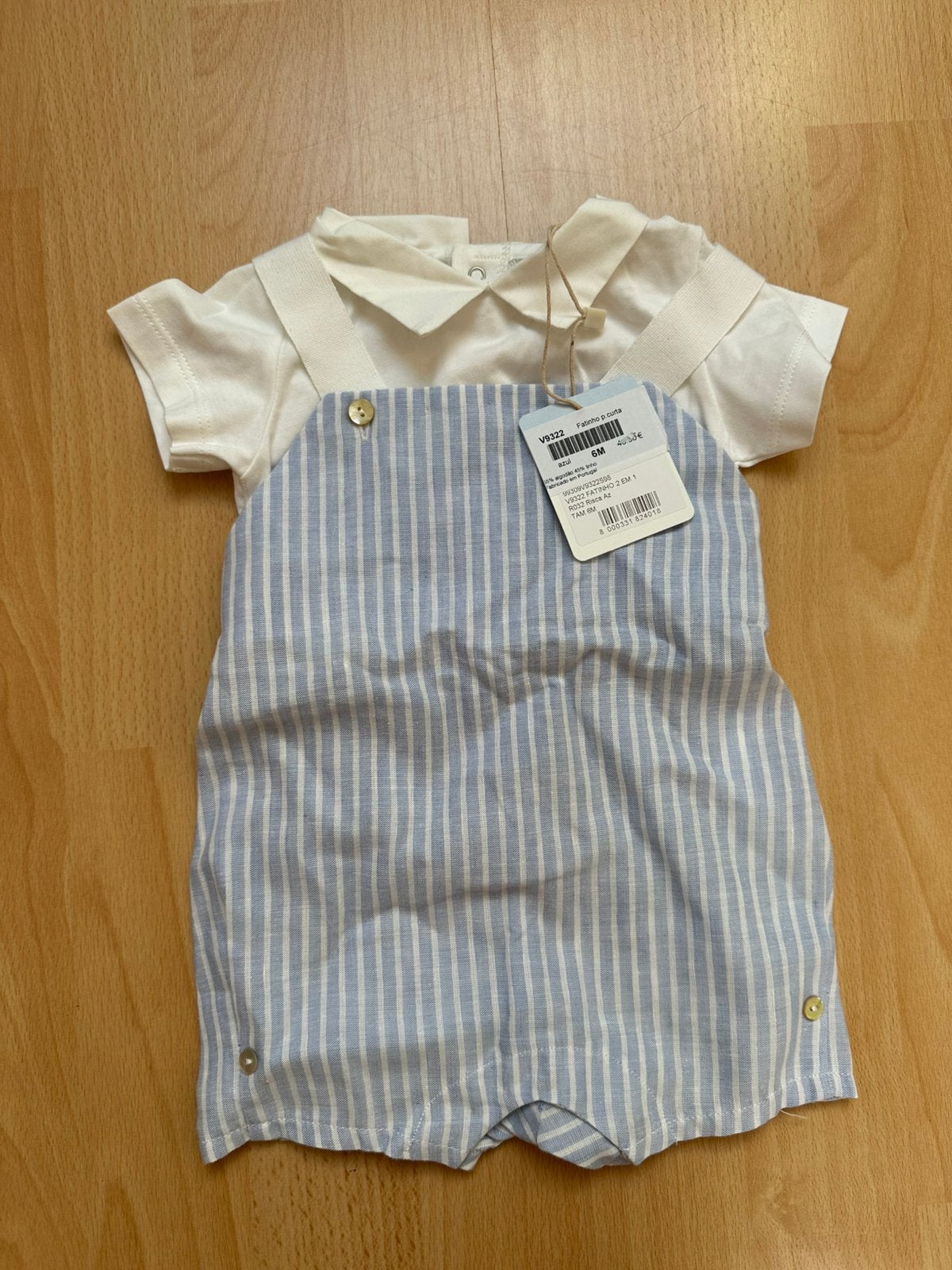 Nieuw Baby Jongens laranjinha Romper & Gestreepte Salopette, Ophalen of Verzenden, Nieuw, Jongetje