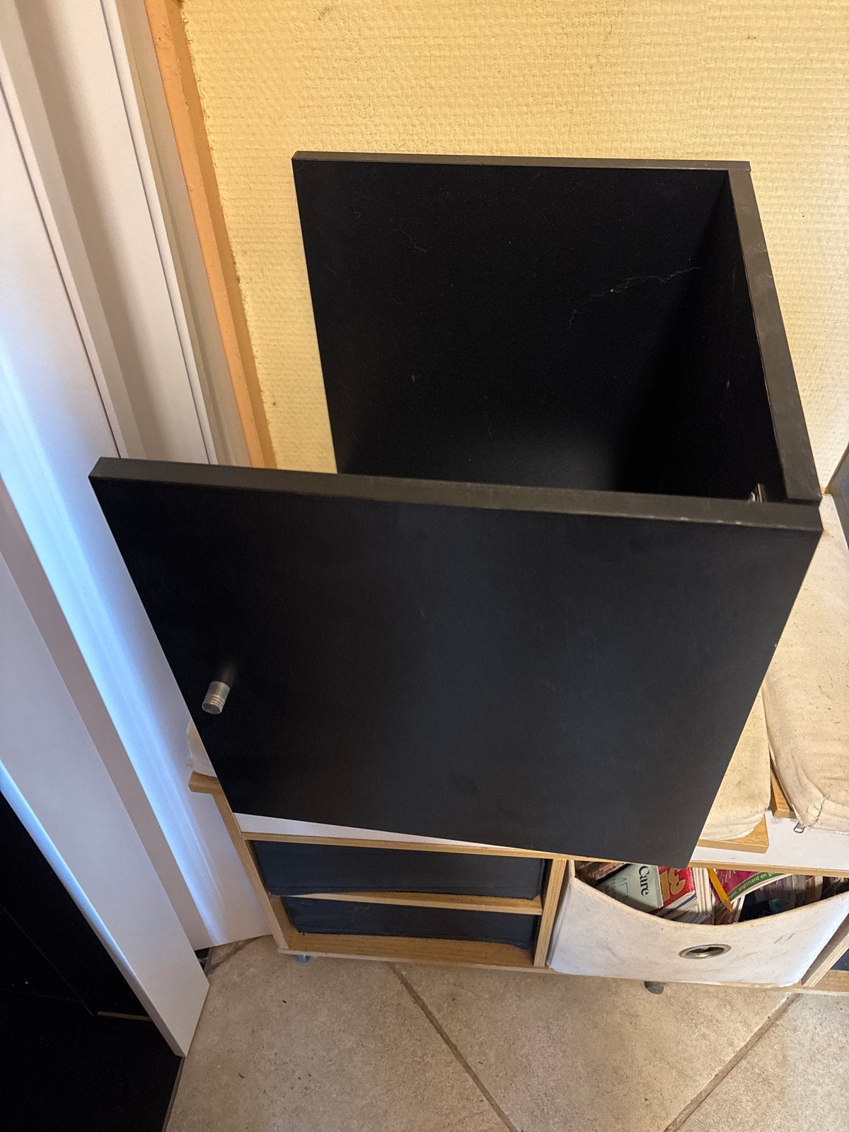 Kallax inzetdeur zwart voor IKEA Kallax kast, Ophalen, Gebruikt