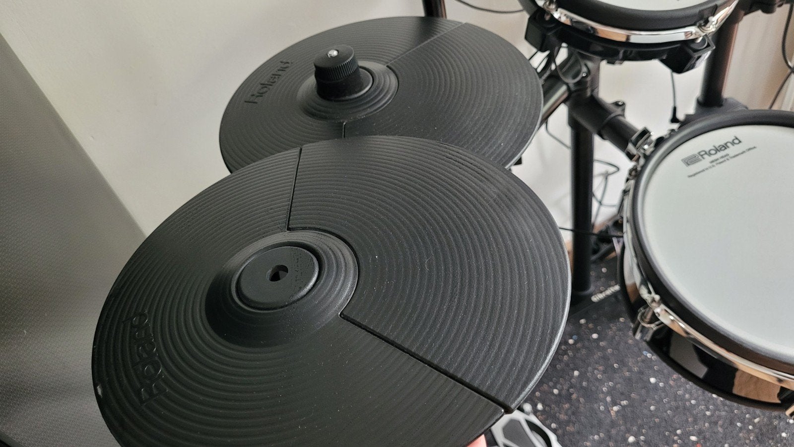 Roland CY-5 Cymbal + cymbal arm - 100% in goede staat, Ophalen of Verzenden, Zo goed als nieuw, Roland, Elektronisch