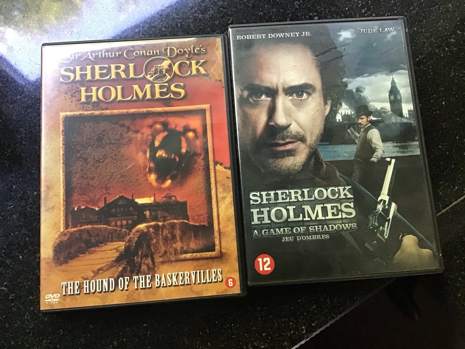 Sherlock Holmes DVD Boxset: The Hound of the Baskervilles &, Engels, Nederlands, Ophalen of Verzenden, Zo goed als nieuw
