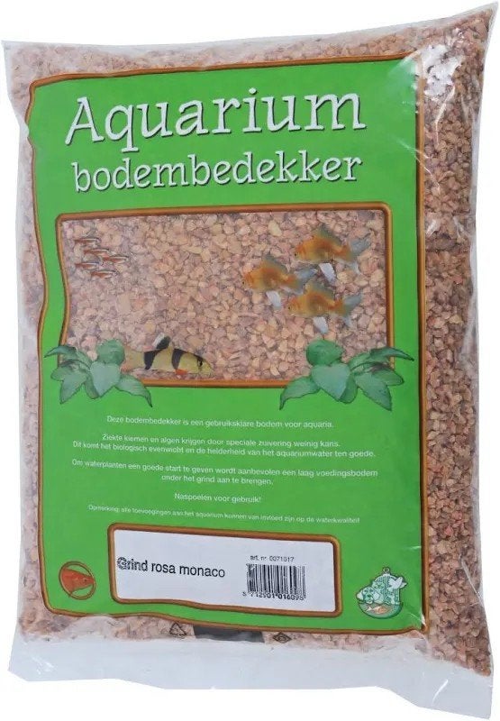 Aquarium grind, Rosa monaco 7,8 kg, Ophalen, Nieuw, Grind, Zand of Voedingsbodem