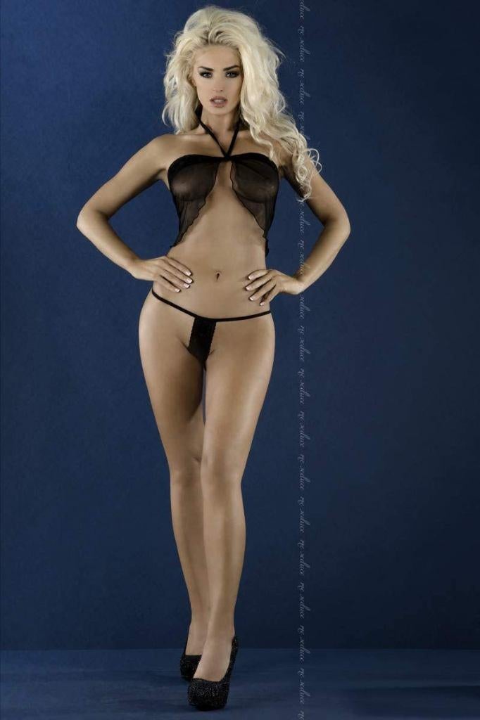 Me Seduce ``Diana`` G-String maat XXL/XXXL Zwart (644), Me Seduce, Ophalen of Verzenden, Zwart, String