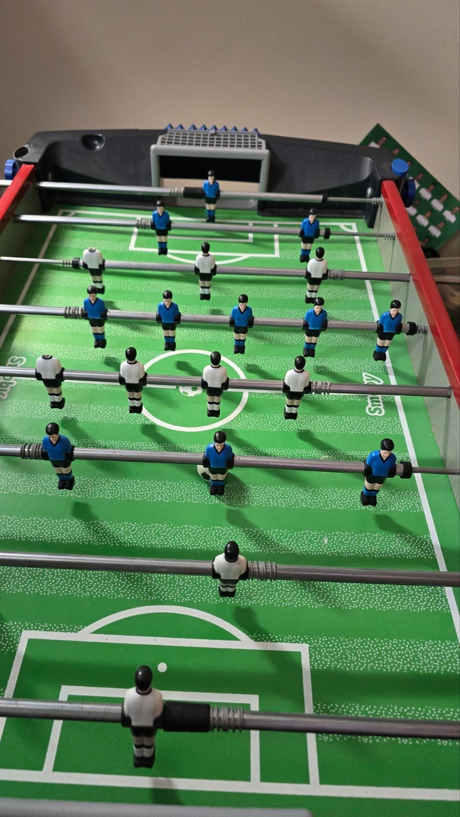 Tafelvoetbaltafel, Ophalen, Gebruikt