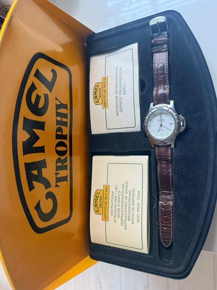 Camel trophy team professional horloge., Overige merken, Staal, Polshorloge, Ophalen of Verzenden