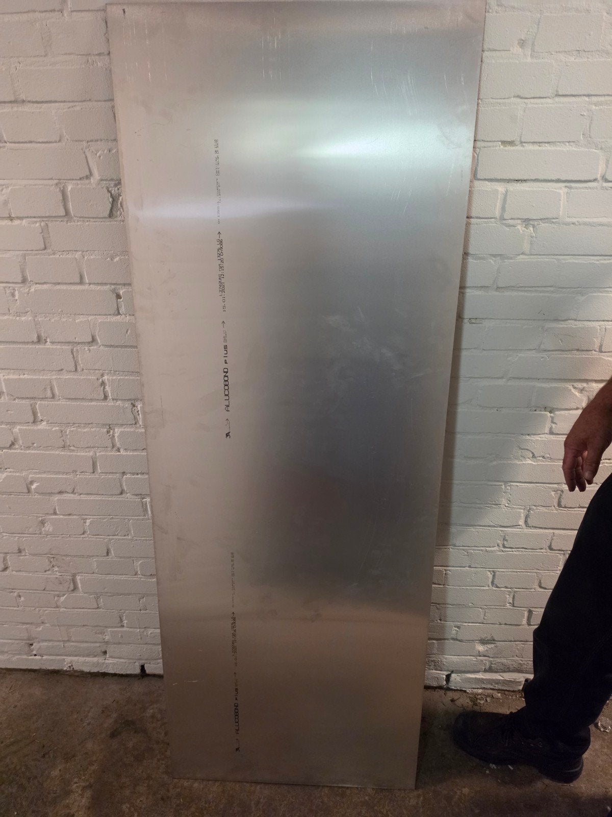 Alucobond Plus aluminium composietplaat 150x60 cm, Ophalen of Verzenden, Aluminium