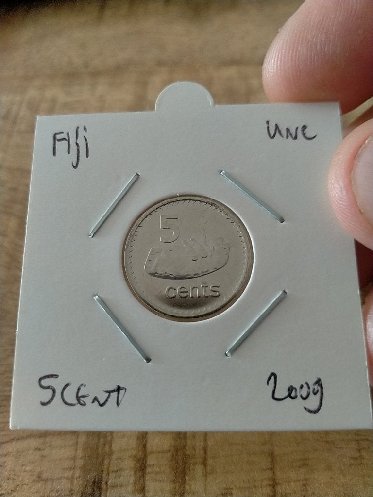 Fiji 5 Cent 2009 , UNC, Verzenden, Losse munt
