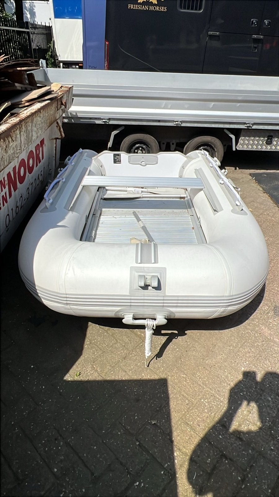 Nieuwe rubberboot 265 met aluminium bodem, geschikt voor 10p, Watersport en Boten, Ophalen of Verzenden, Nieuw, Aluminium