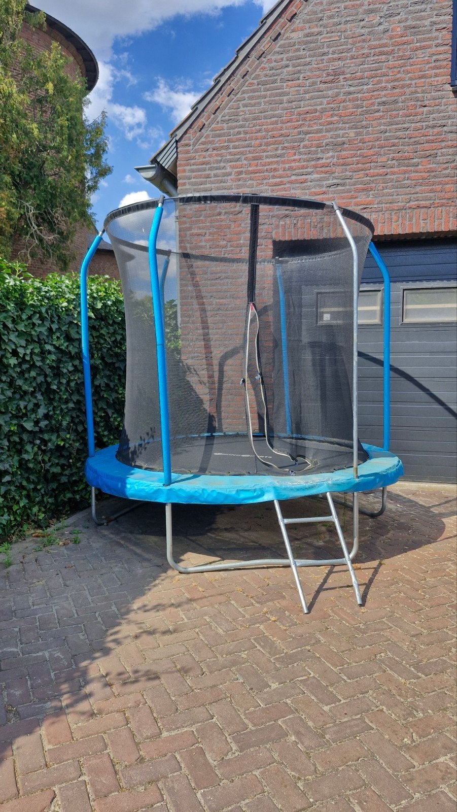 Trampoline met Veiligheidsnet en Trapje, Ophalen