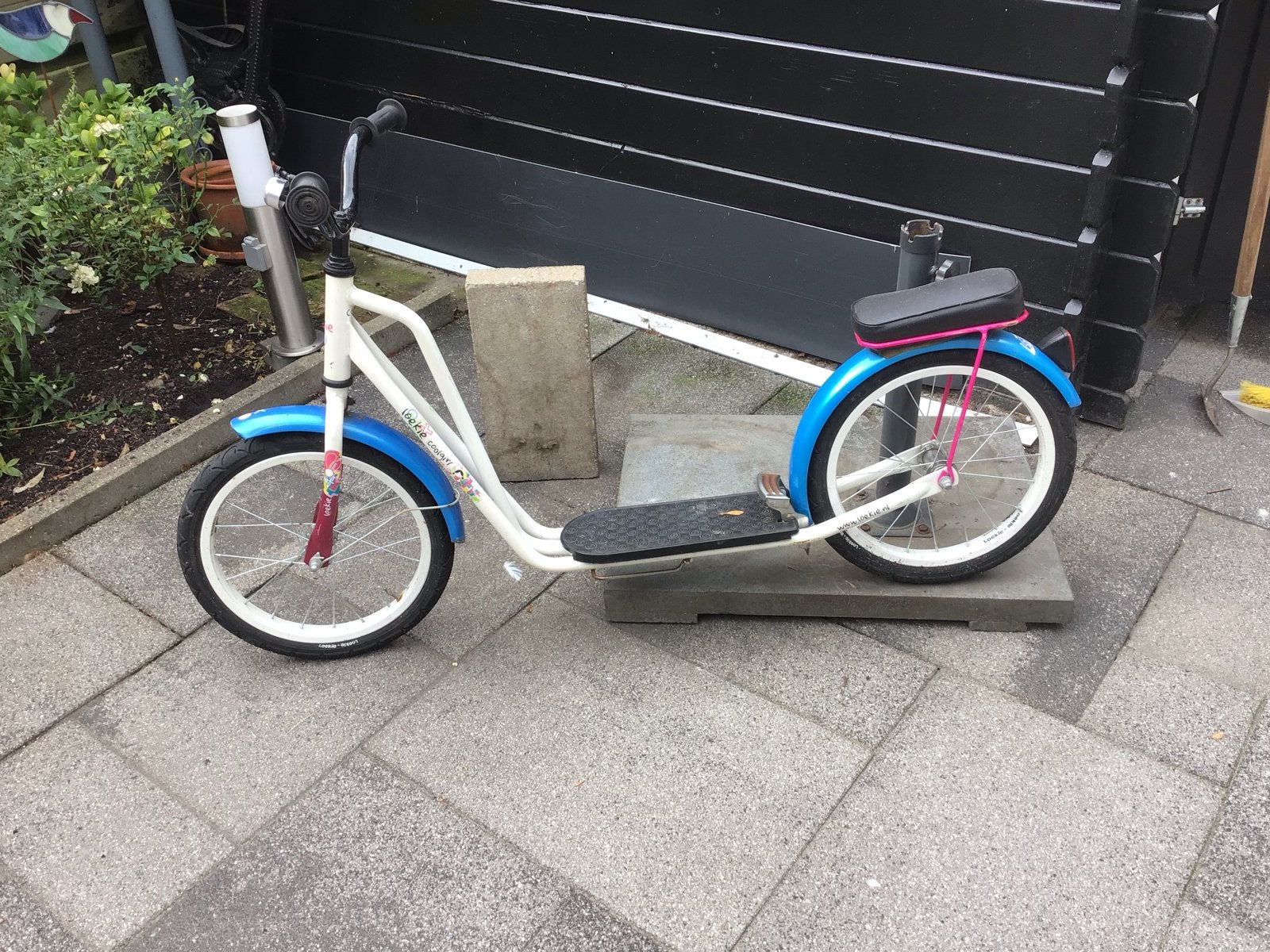 Loekie Coolgirl step met zitje - Gebruikt, Ophalen, Gebruikt, Gewone step