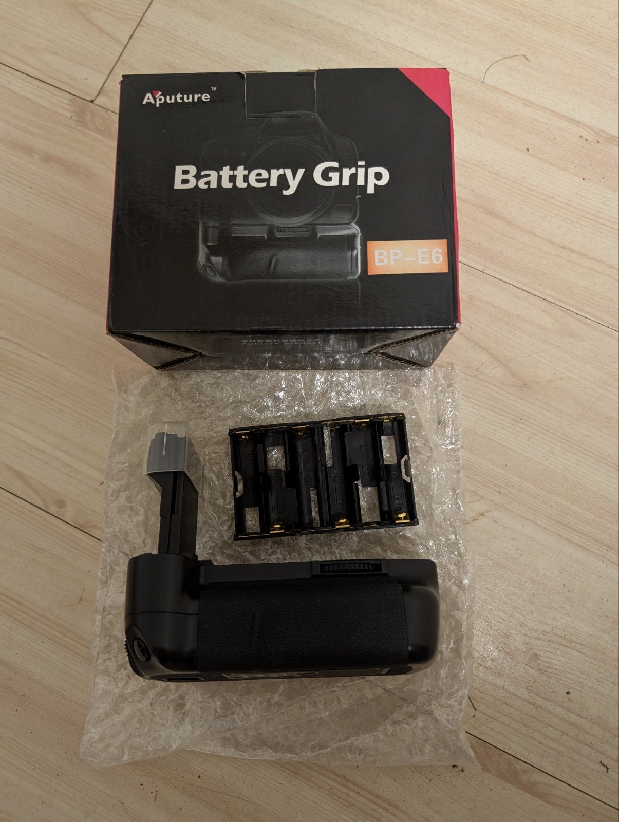Aputure Battery Grip BP-E6 voor Canon camera's, Canon, Canon, Ophalen of Verzenden, Geschikt voor twee batterijen