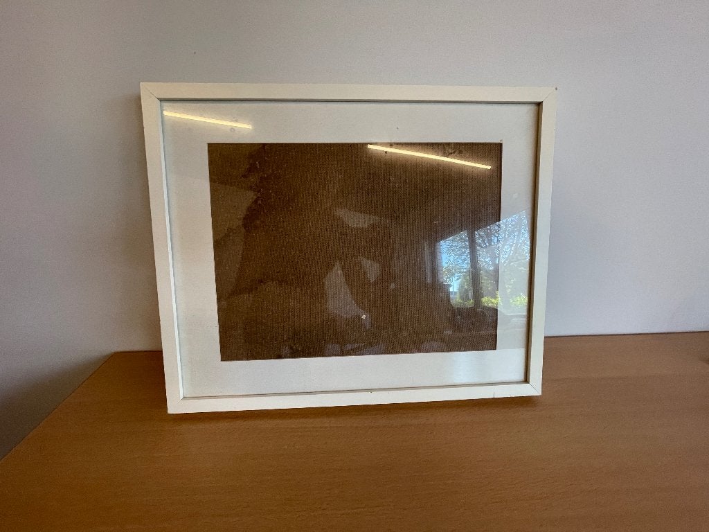 Gratis af te halen: Witte IKEA RIBBA fotolijst (40x50 cm), Audio, Tv en Foto, Fotografie | Fotolijsten, Ophalen, Gebruikt, Wit
