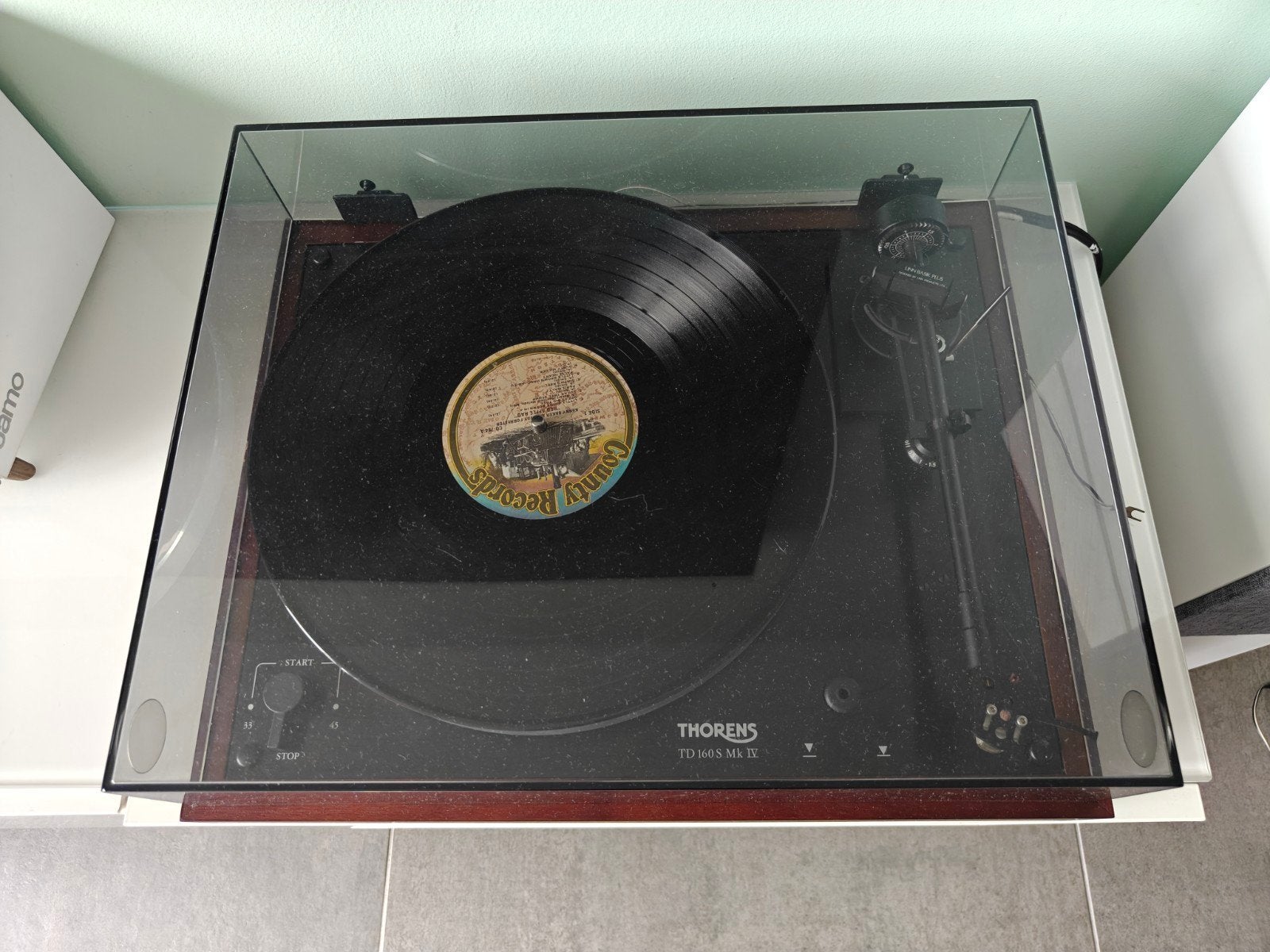 Thorens TD 160 S Mk IV Platenspeler met Linn Basik Plus, Ophalen, Gebruikt, Platenspeler, Thorens