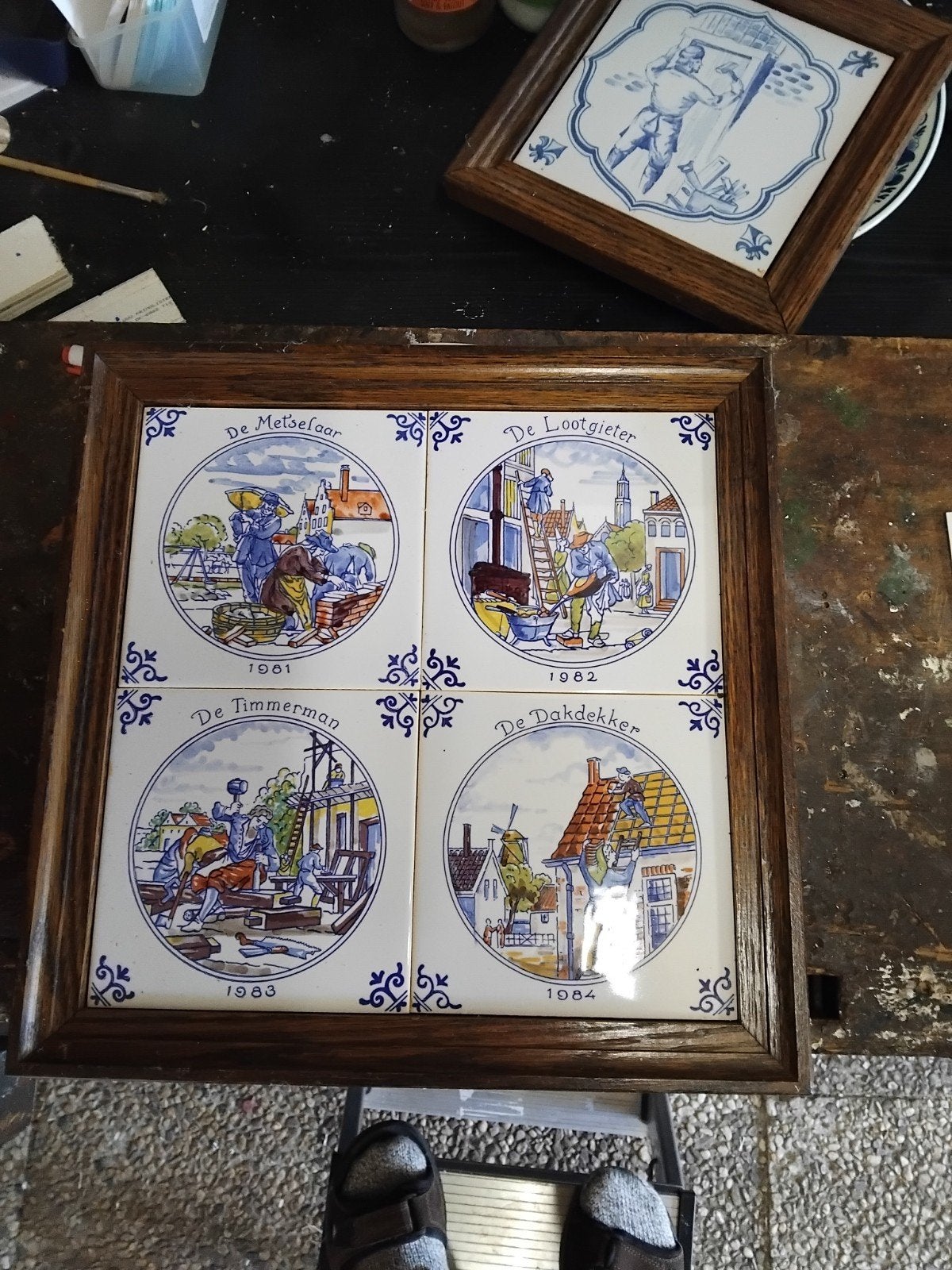 Prachtig tegel tableau., Antiek en Kunst, Ophalen of Verzenden
