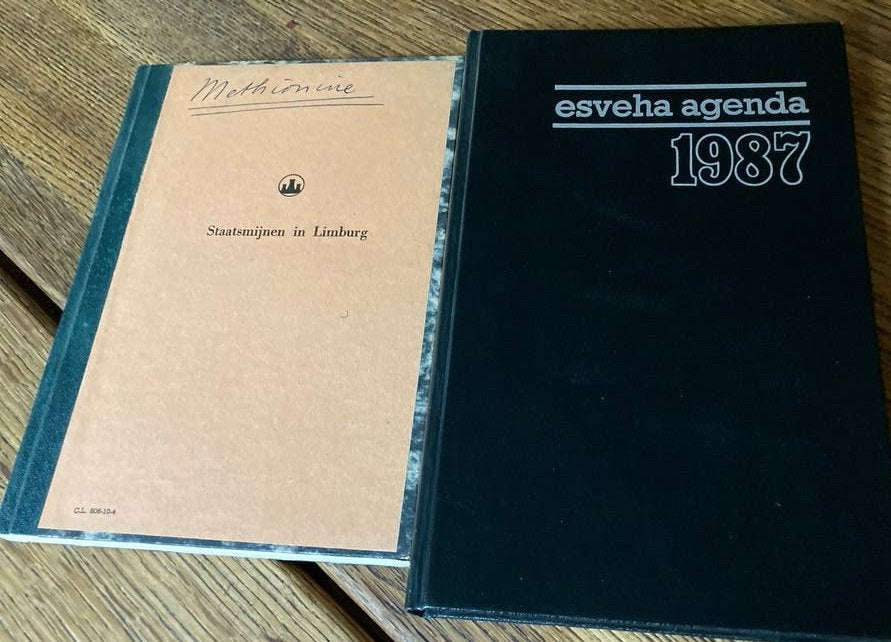Staatsmijnen in Limburg, esveha agenda 1987, Ophalen of Verzenden, Gebruikt