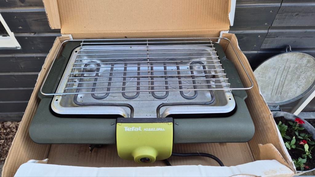 Tefal Adjust Grill 2100W, Tuin en Terras, Ophalen of Verzenden, Gebruikt, Tefal