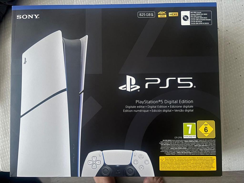 Sony PlayStation 5 Digital Edition 825 gb- Nieuw in doos, Spelcomputers en Games, Spelcomputers | Sony PlayStation 5, Ophalen of Verzenden