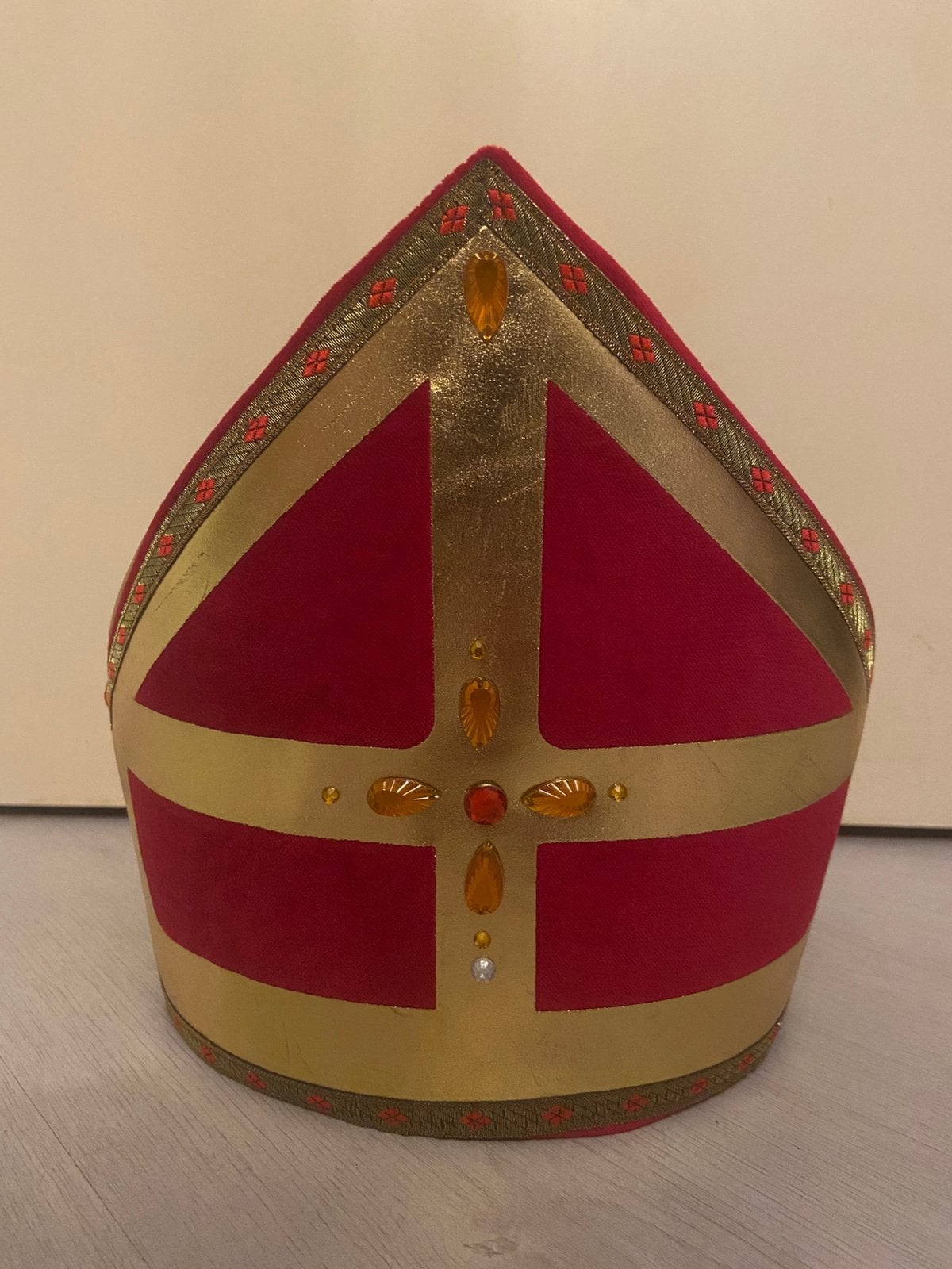 Sinterklaas mijter Stefan model nieuw!, Ophalen of Verzenden, Nieuw