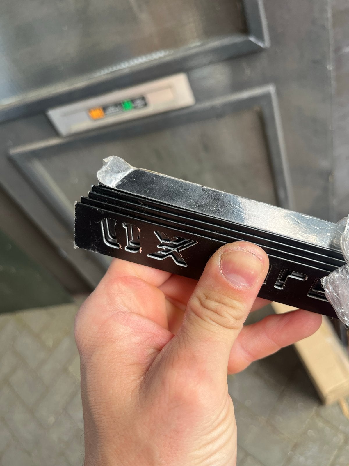Mat zwart aluminium hoekprofiel 25x12mm, 2700mm, Ophalen of Verzenden, Nieuw, Overige materialen, Overige typen