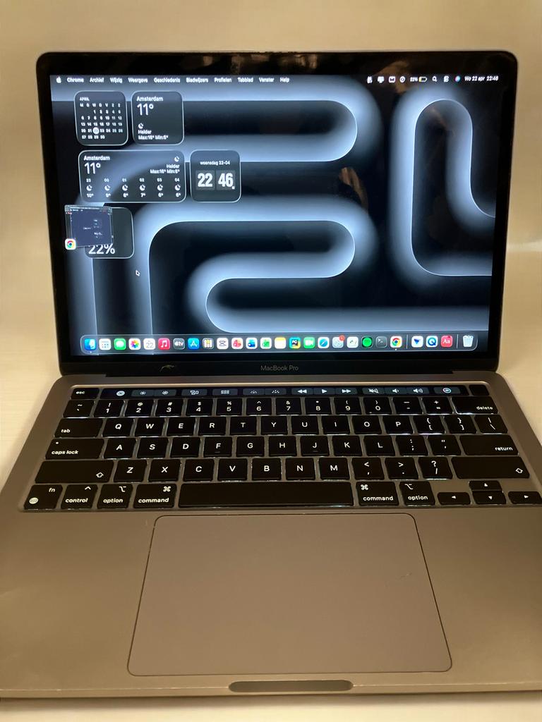 MacBook Pro 13" (2020) | i5 2.0GHz | 16GB RAM | 512GB SSD, Gebruikt, 2 tot 3 Ghz, Qwerty, 13 inch