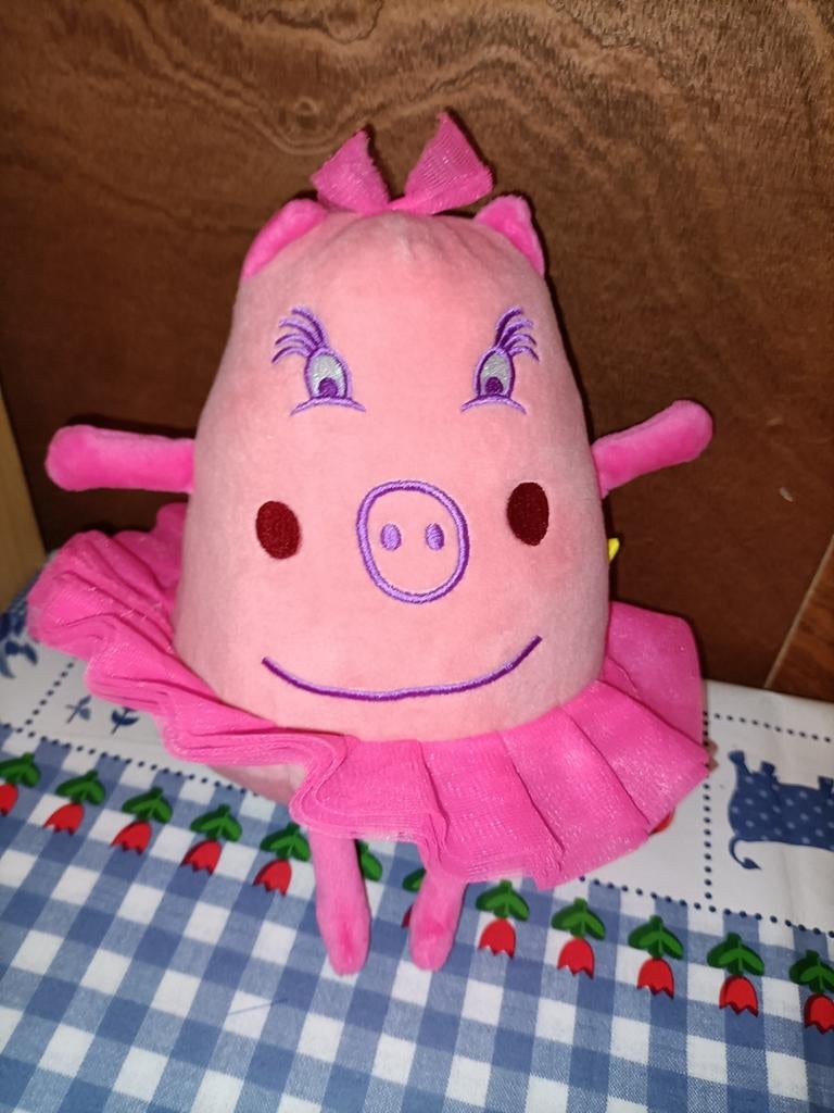 Hema varken knuffel ballerina met roze tutu 20 cm, Kinderen en Baby's, Speelgoed | Knuffels en Pluche, Ophalen of Verzenden, Zo goed als nieuw