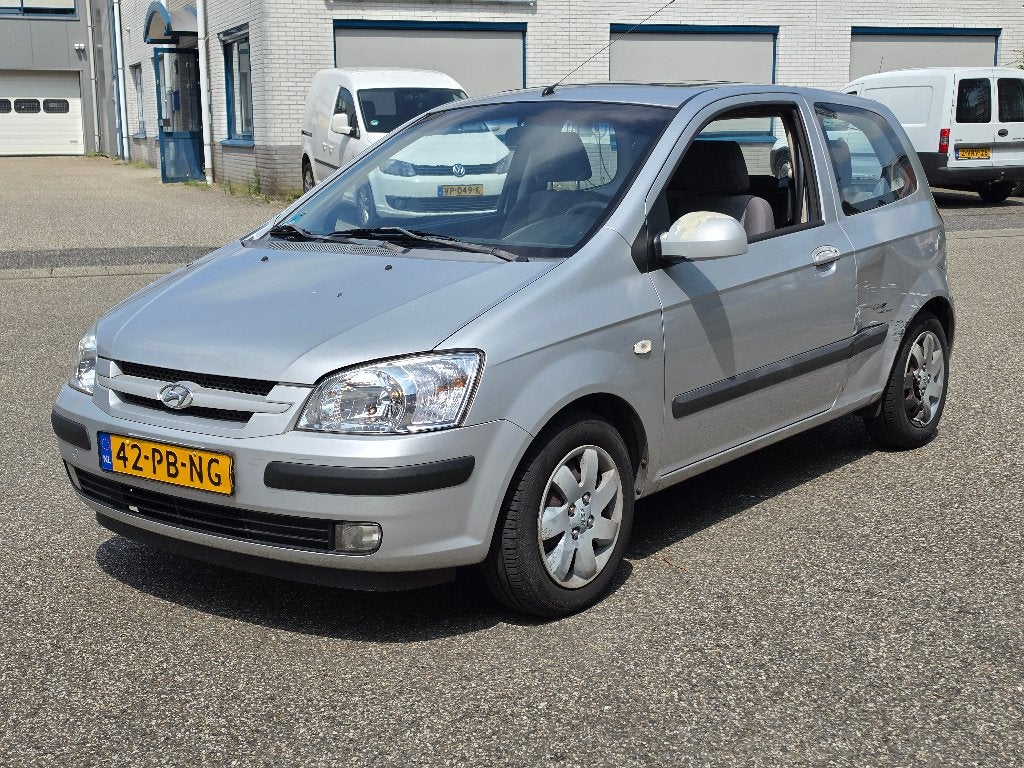 Hyundai Getz 1.3 3DRS 2004 Grijs, Auto's, Hyundai, Bedrijf, Getz, ABS, Airconditioning, Elektrische ramen, Benzine, Euro 4, B