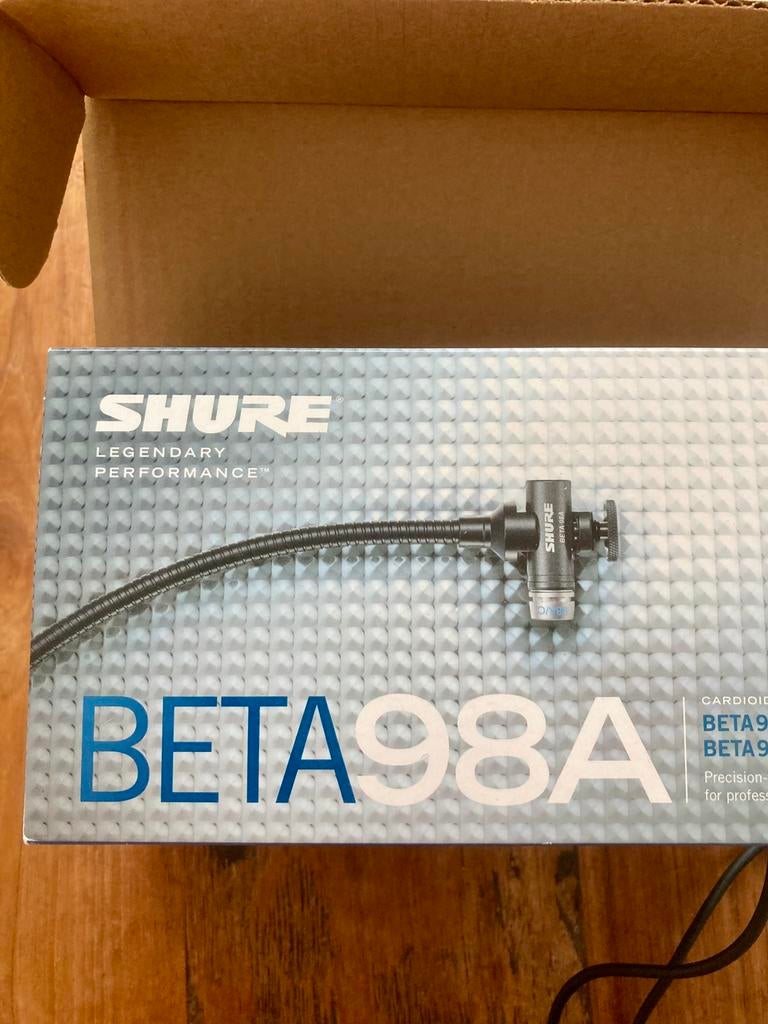 SHURE BETA 98A, Muziek en Instrumenten, Microfoons, Zo goed als nieuw, Instrumentmicrofoon, Ophalen of Verzenden
